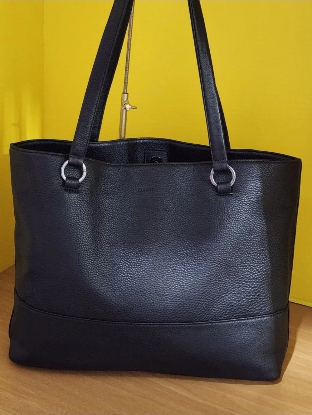 Hammitt Classic Black Leather  Anderson Tote Bag
